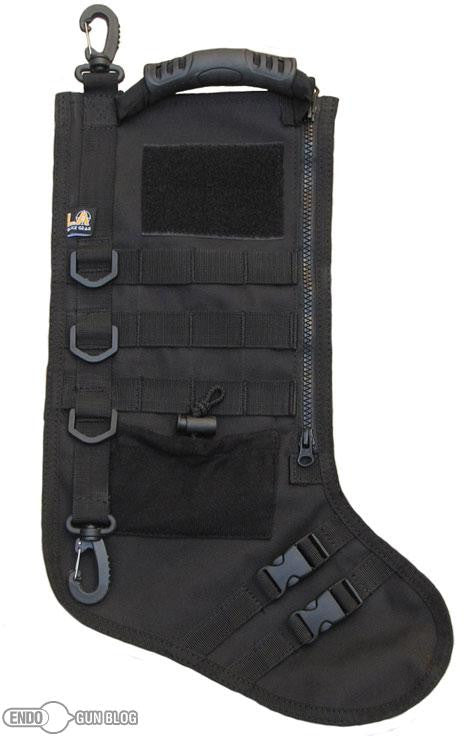 Christmas EDC Stocking with Molle/Velcro/Zipper Pouch